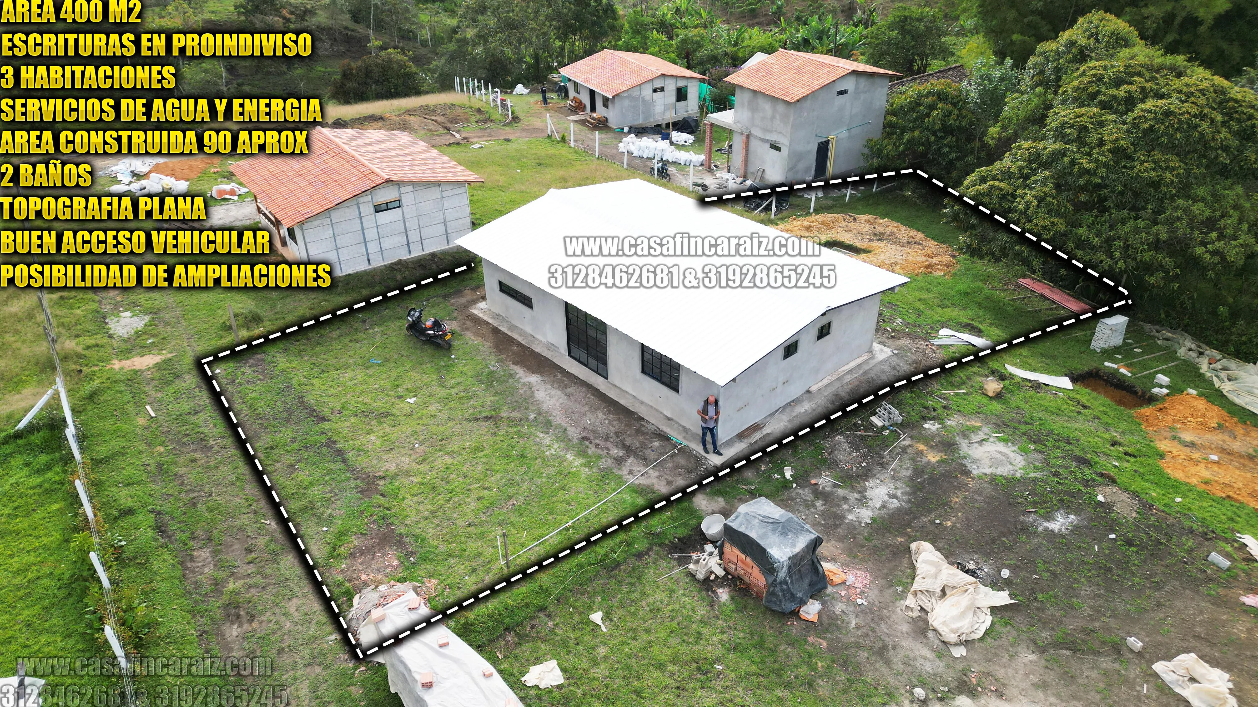 Finca en marinilla vía al Peñol en obra gris 💲170 millones — foto 2