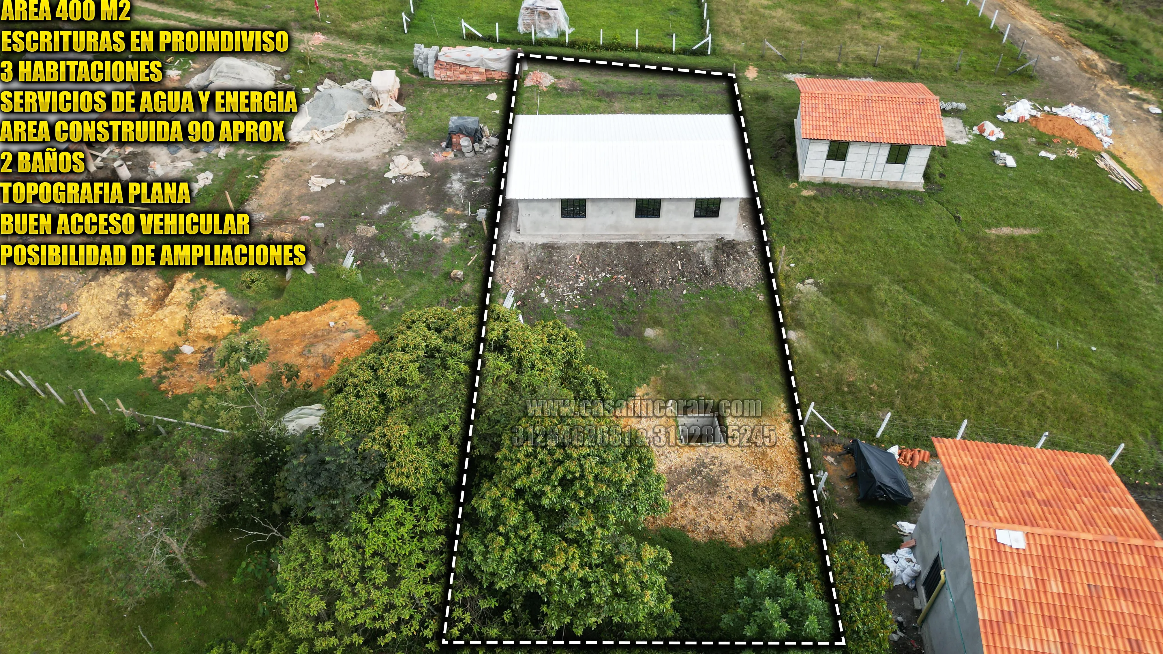 Finca en marinilla vía al Peñol en obra gris 💲170 millones — foto 3