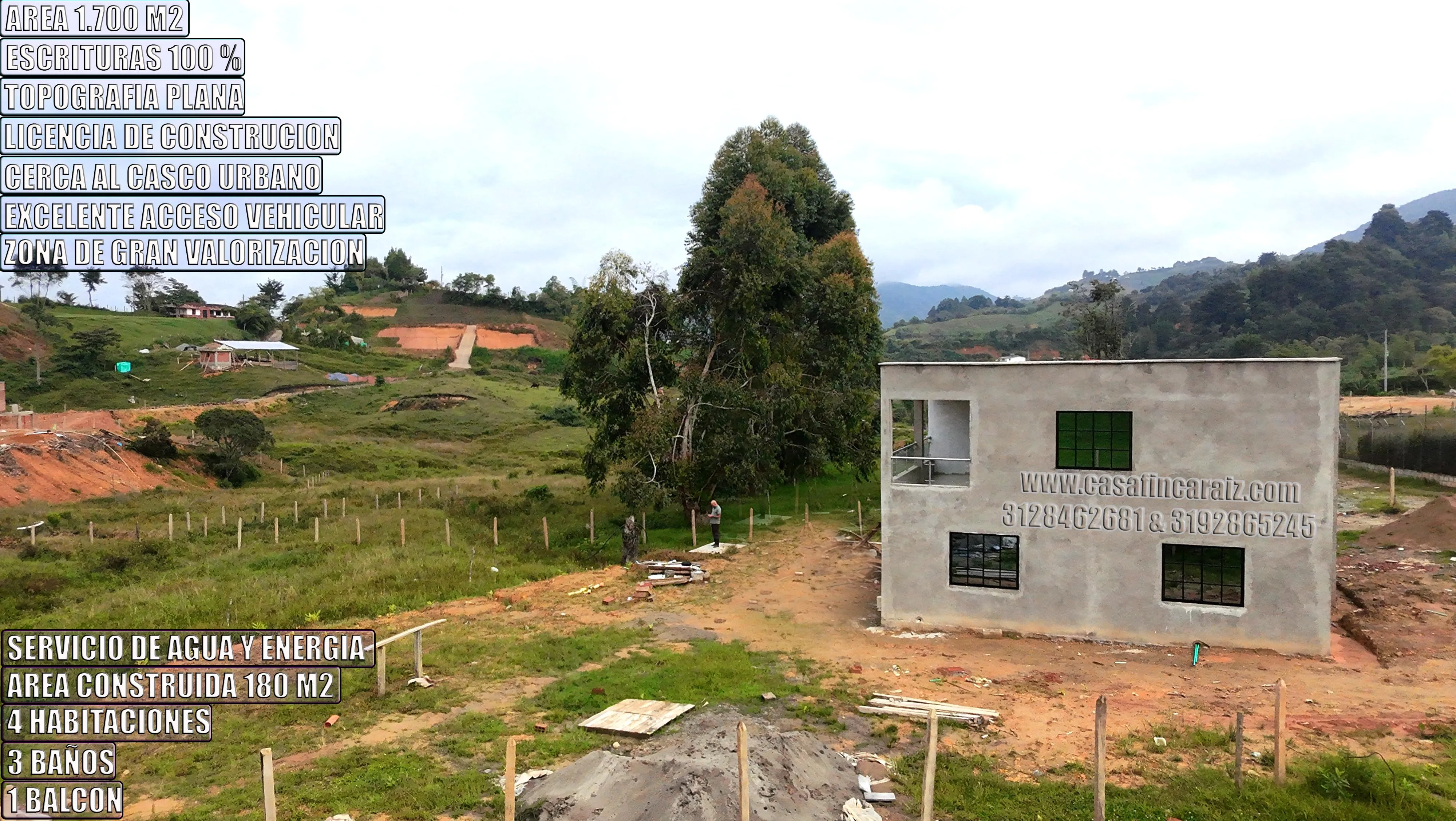 finca en el santuario ant en obra gris cerca al pueblo escrituras 100% + licenca — foto 3