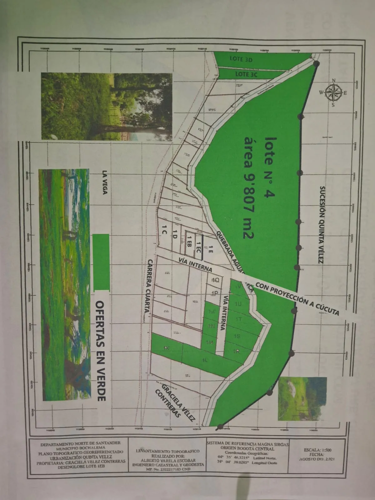 Lotes Urbanos en Venta en Bochalema, Norte de Santander - 8