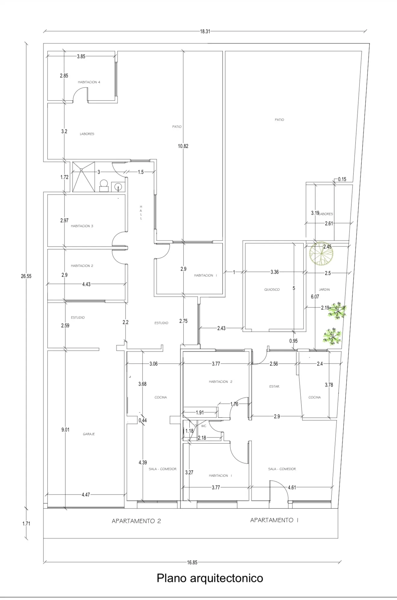 SE VENDE CASA AMPLIA CON DOS APARTAMENTOS EN El CENTRO DE FONSECA – OPORTUNIDAD DE INVERSIÓN - 2