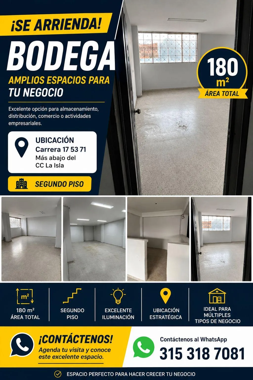 Arriendo Bodega en Bucaramanga cerca al centro comercial la Isla - 5