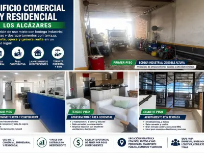 VENTA EDIFICIO Bodega + oficinas + 3 Apartamentos
