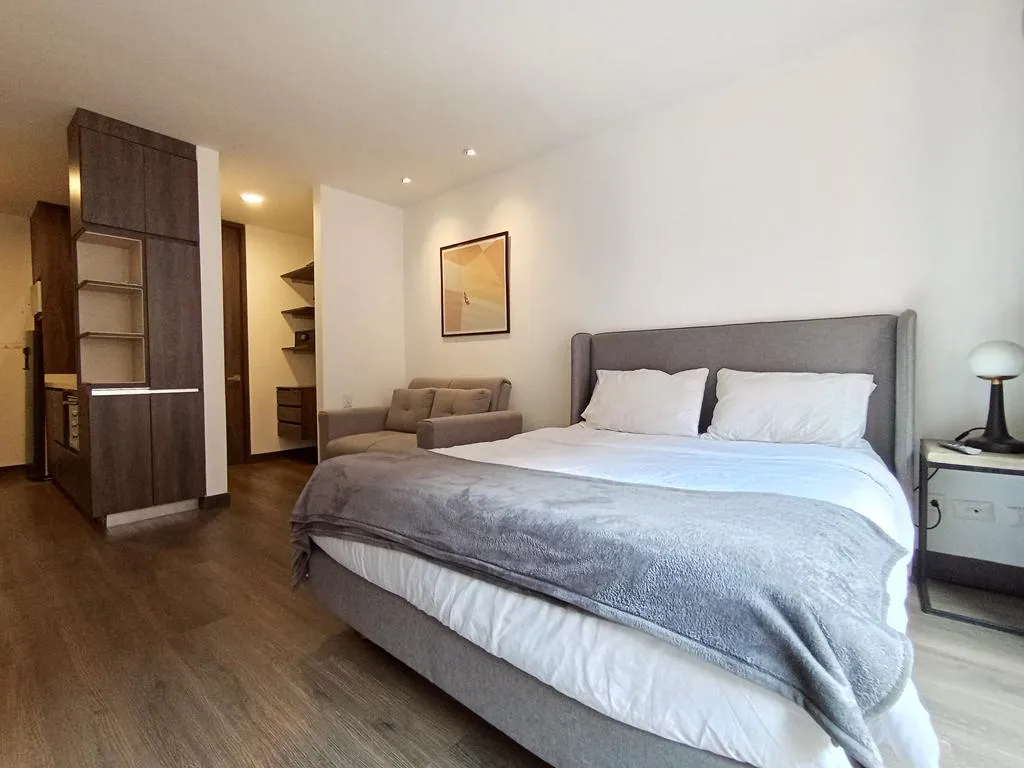 Apto Chicó III: 31m2, balcón, 1 cuarto, 1 baño y 1 parqueadero - 6