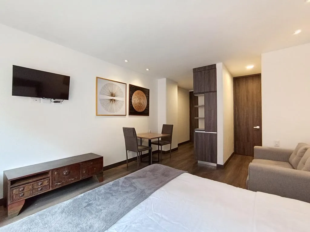 Apto Chicó III: 31m2, balcón, 1 cuarto, 1 baño y 1 parqueadero - 4