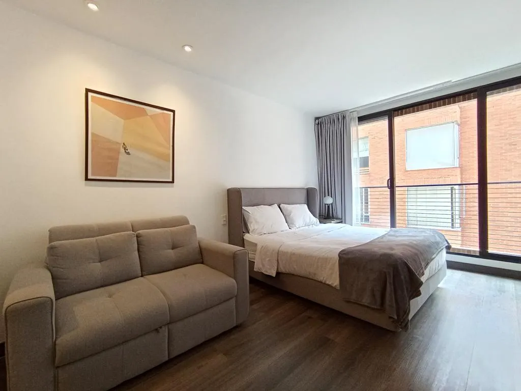 Apto Chicó III: 31m2, balcón, 1 cuarto, 1 baño y 1 parqueadero - 5
