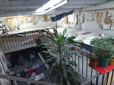 Fábrica textil montada