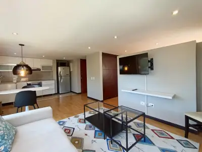 Apto Chicó: 42m2, 1 cuarto, 1 baño y 1 parqueadero