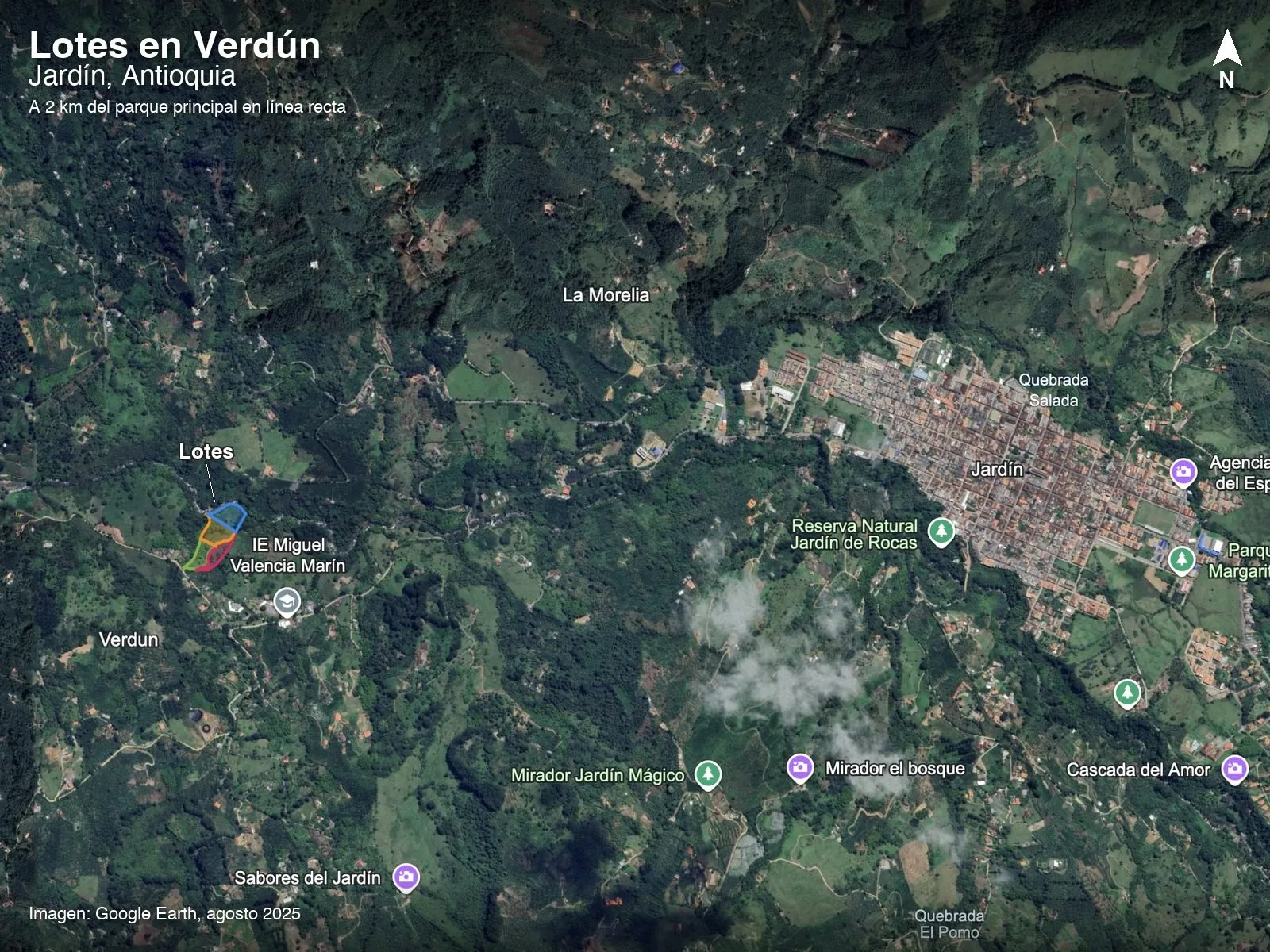 Terreno de 2,16 hectáreas en Jardín, Antioquia, con frente sobre el río Claro - 3