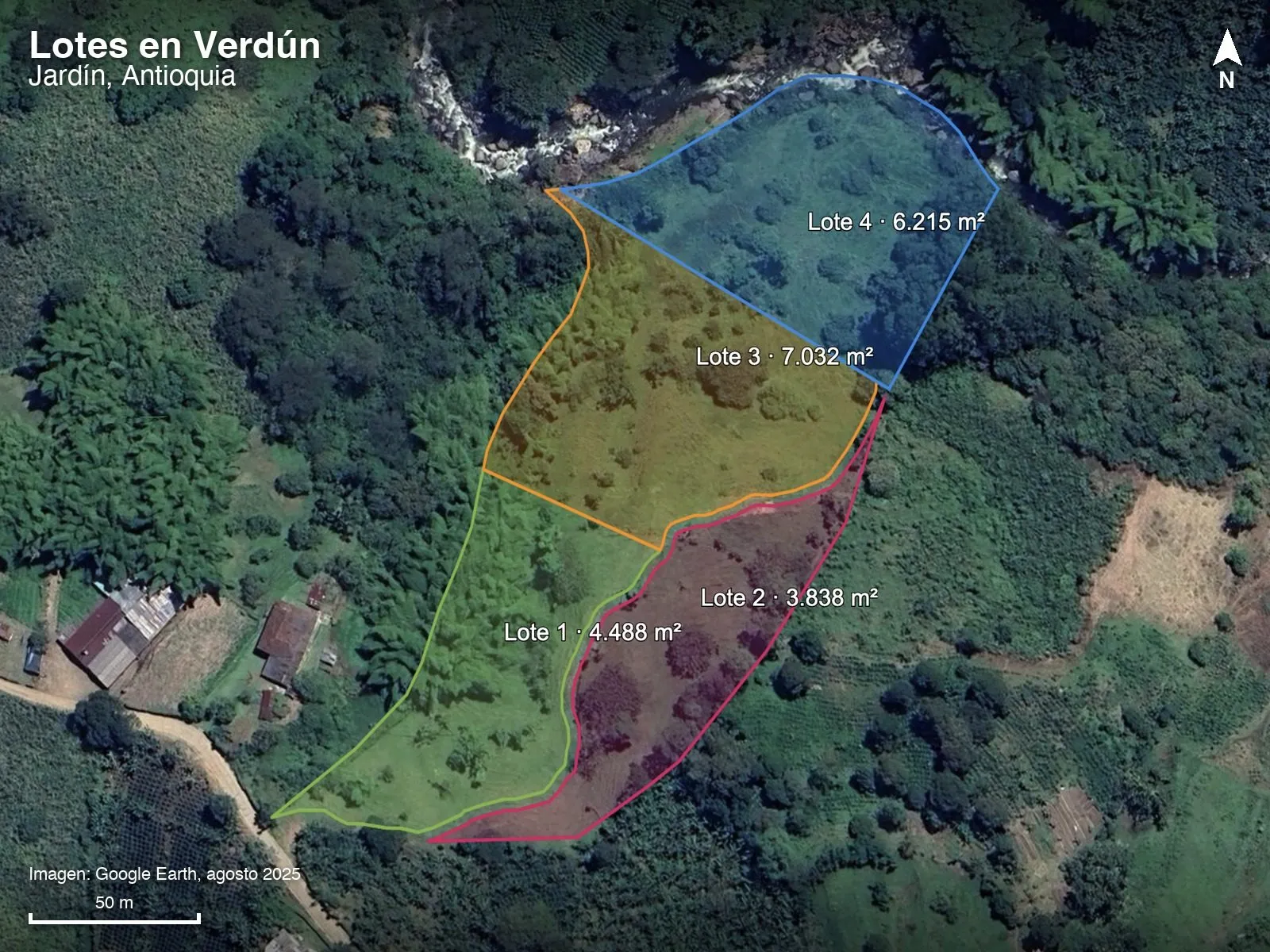 Lotes campestres en Jardín, Antioquia. Vereda Verdún - 1